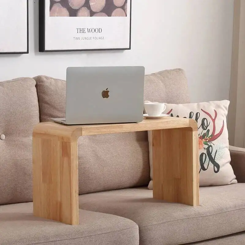Nordic Solid Wood Side Table Modern Minimalist Sofa Corner Table Small Apartment Living Room Coffee Table Black Walnut WF