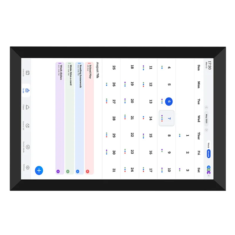 AT93-Smart Family Planner Hearth تقويم رقمي 15.6In تقويم رقمي مخطط عمل WIFI HD شاشة لمس تفاعلية