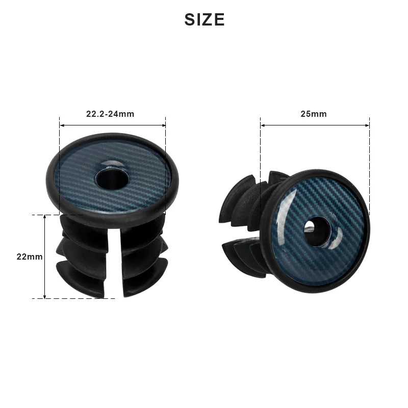 1 Pair Bicycle Grip Handlebar End Cap Nylon Mountain Road Bike Handlebar End Plugs MTB Grips End Plugs Cycling Accessories