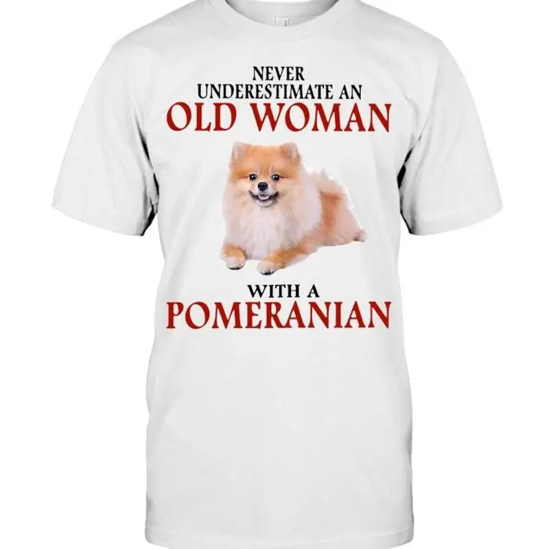 

Никогда не недооценивайте старую с милой футболкой с помпоном S 5XL, разноцветная