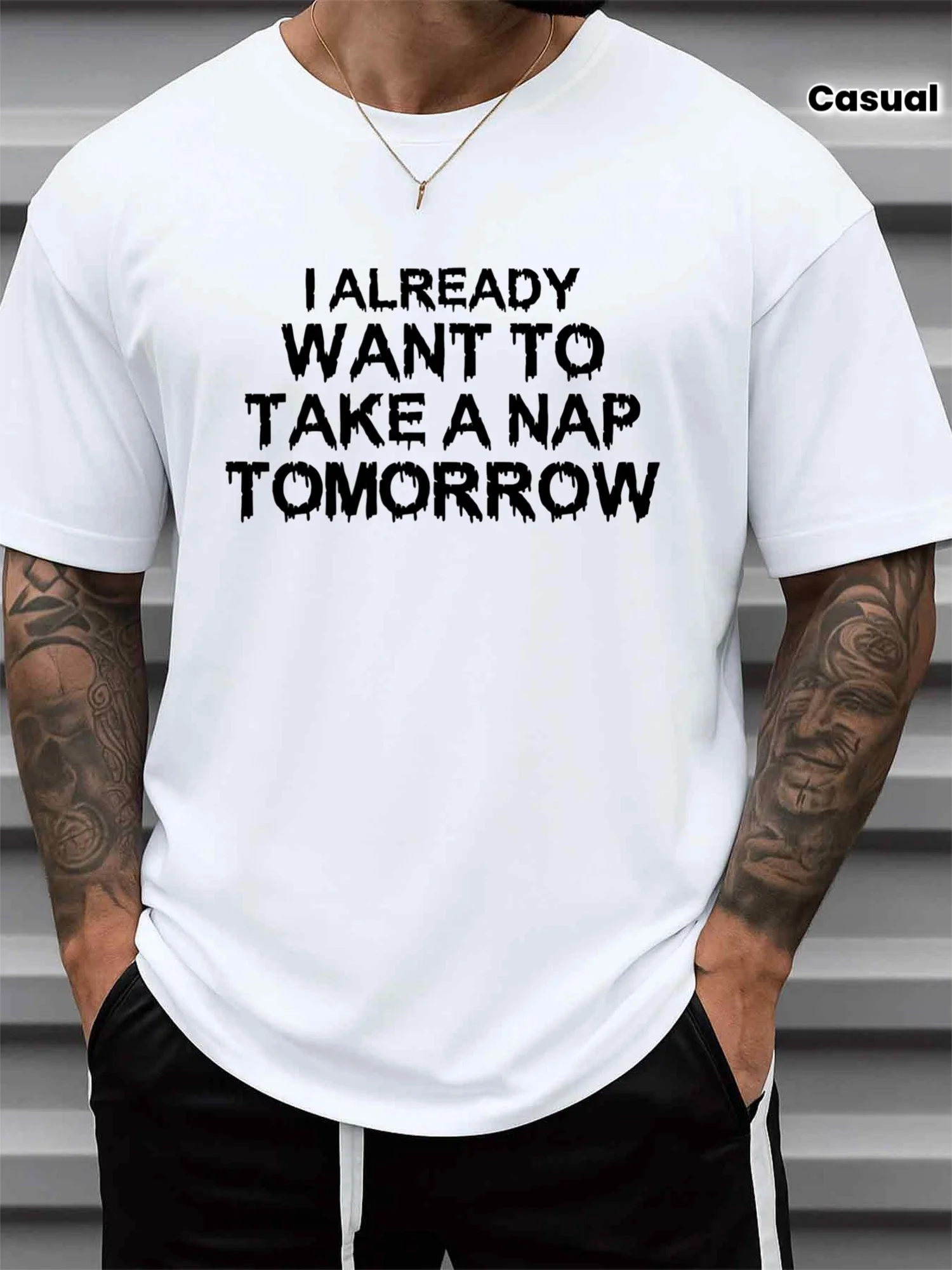 Men's Fun T-Shirt with the Slogan 