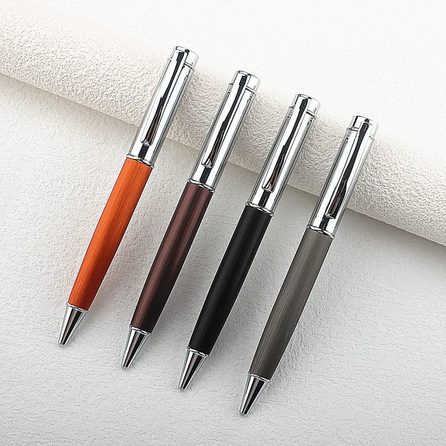 

Luxury metal ballpoint pen Full Metal Clip Pens Student Gift Stationery Office School Supplies Pens for Writing