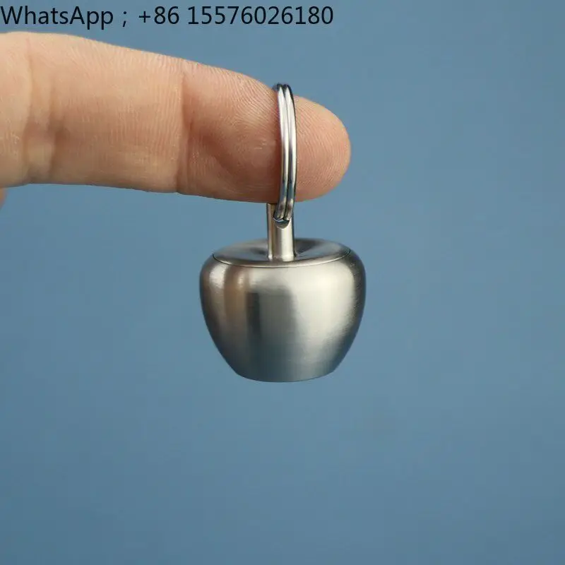 304 Stainless Steel Portable Pill Box with Fast-acting Heart-saving Pill Mini Portable Medicine Bottle