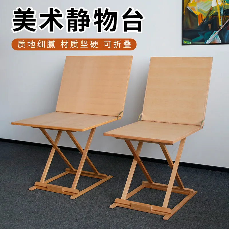 Foldable lifting plaster like wooden workbench sketching table shooting table