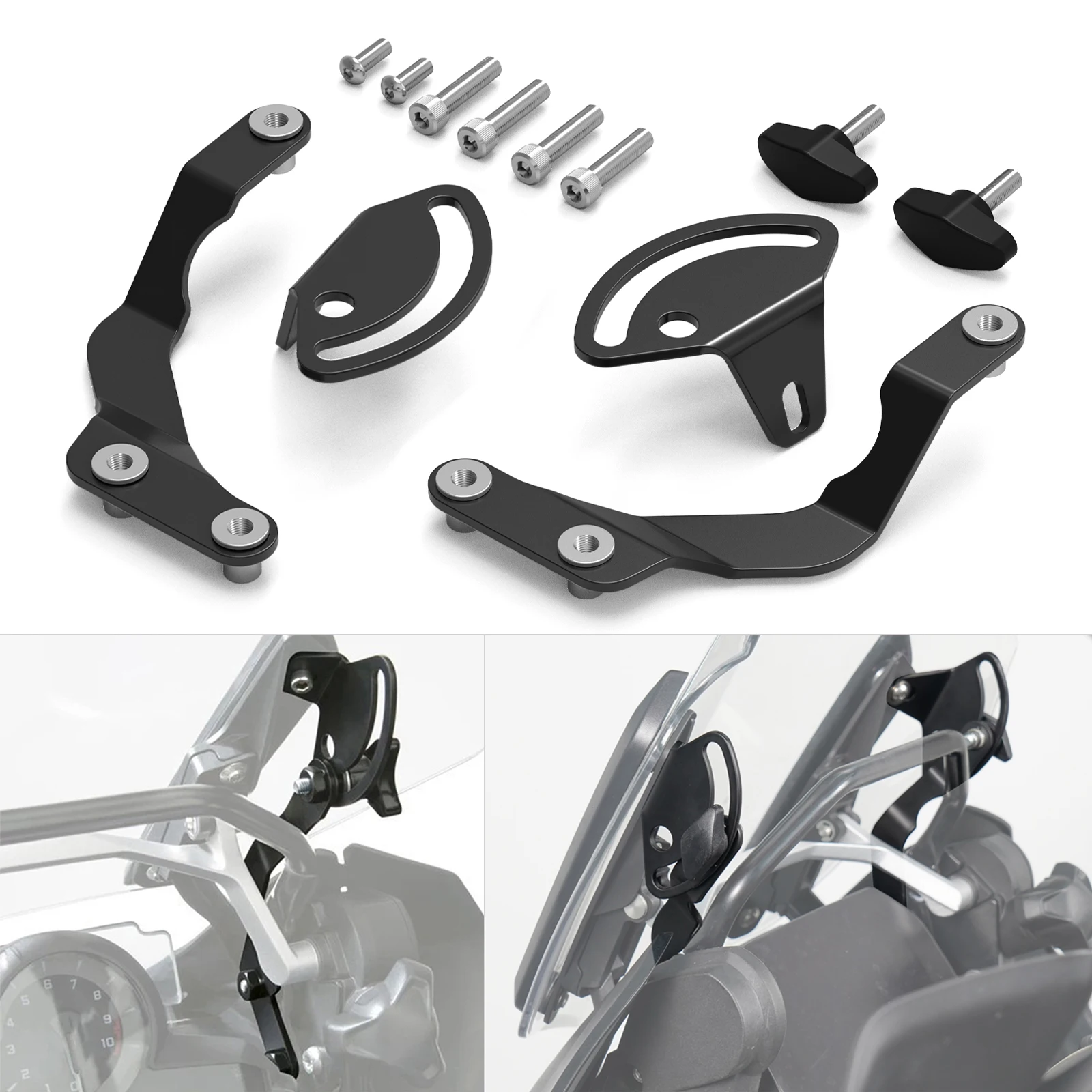Supports de pare-brise stabilisateur de pare-brise pour BMW R1200GS R1250GS Adventure, pour BMW R1200GS R1250GS R 1200 GS R1250 GS GSA