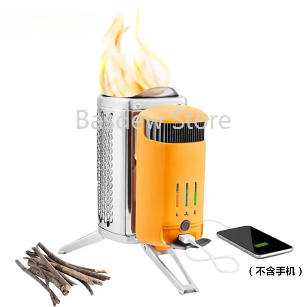 Campstove2 Outdoor Camping Picnic Smoke-Free Wood Stove Power Generation Portable Wood Stove