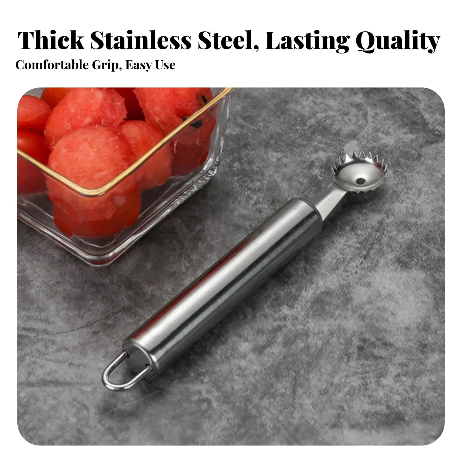 Strawberry Huller Multi-Functional Tomato Extract Interior R Fruit Extract Interior R Spoon Easy to Use Fruit Sphere Er Food