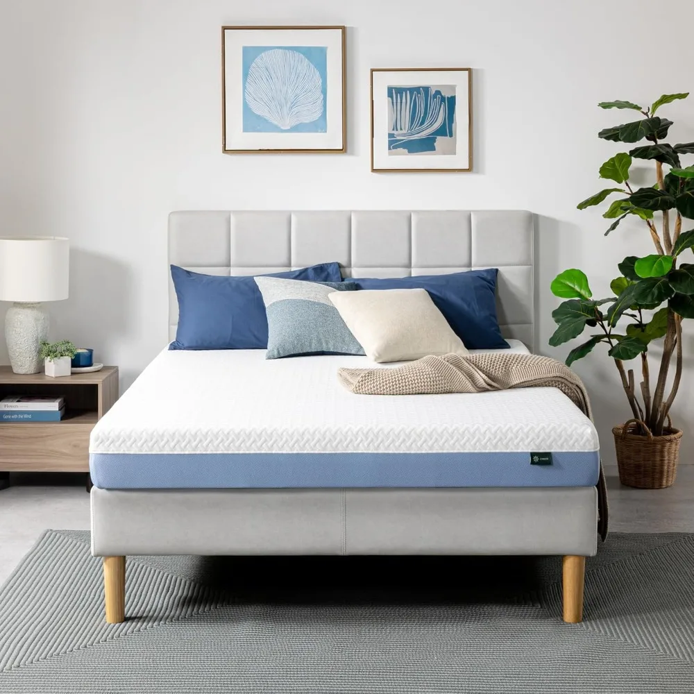 

6 Inch Cooling Essential Memory Foam Mattress [New Version], Full, Fiberglass Free, Medium Feel