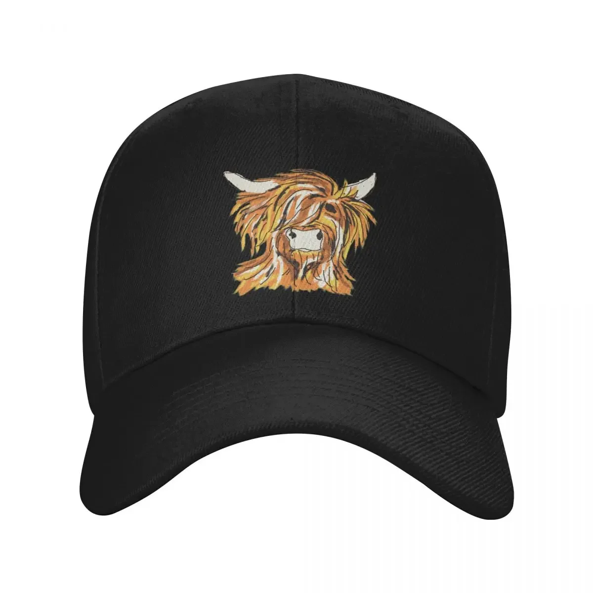 

Highland Coo // Highland Coo Baseball Cap cute fashionable Men's Hats Women's