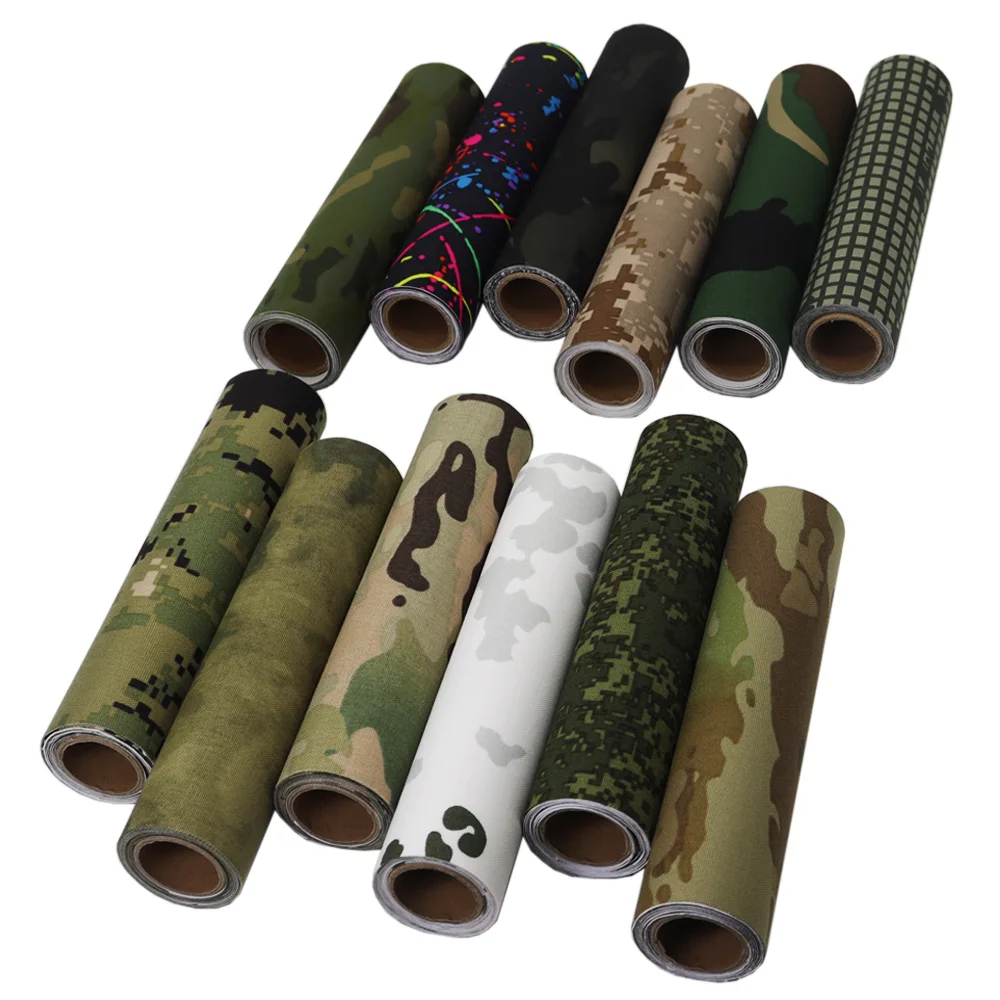 500D Nylon Taktisches Starkes Selbstklebendes Band Multifunktionales Tarnstoff-Patch-Tuch für Jagdausrüstung Outdoor-Ausrüstung Werkzeug – Detail 9