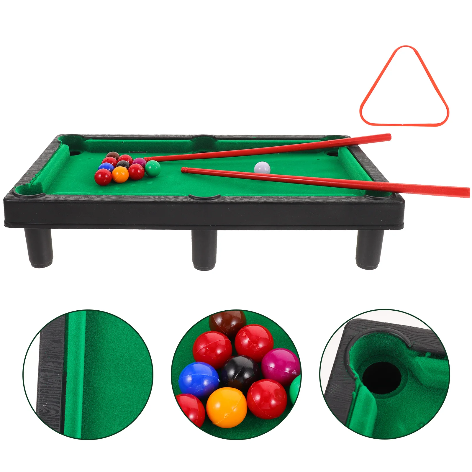 

Pool Table Miniature Children's Billiard Toy Portable Tables for Adults Puzzle Game Soccer Toys