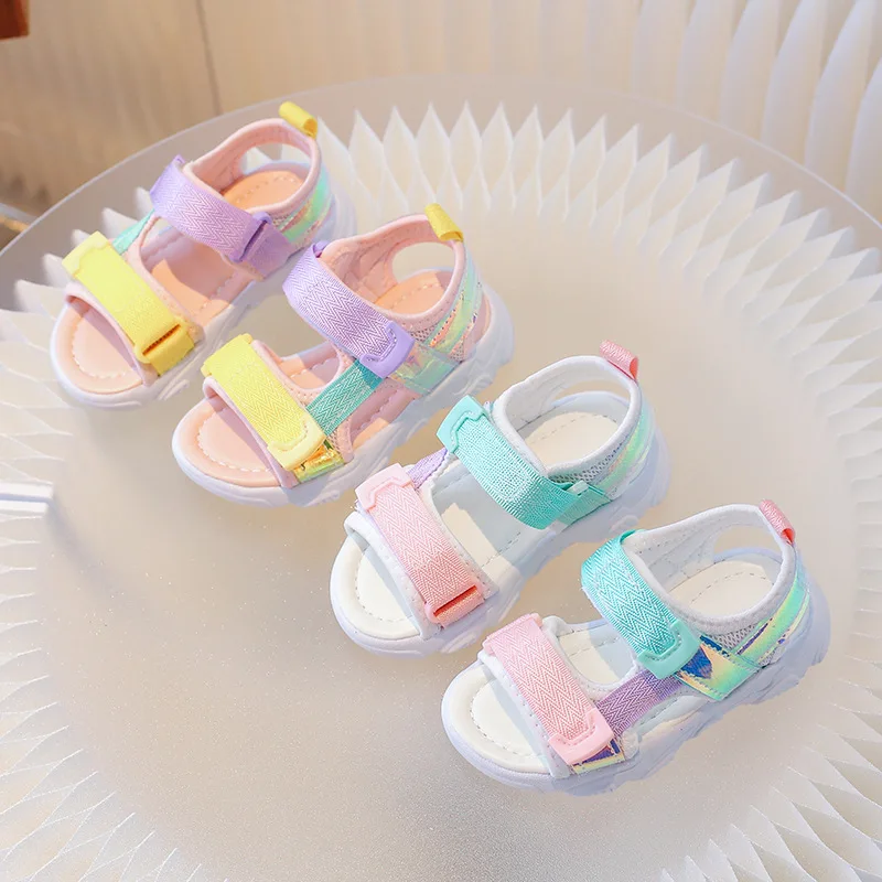 Children's Sandals 2026 New Summer Fashion Soft Bottom Princess Versatile Children's Shoes Little Girls Beach Shoes Girls' Shoes