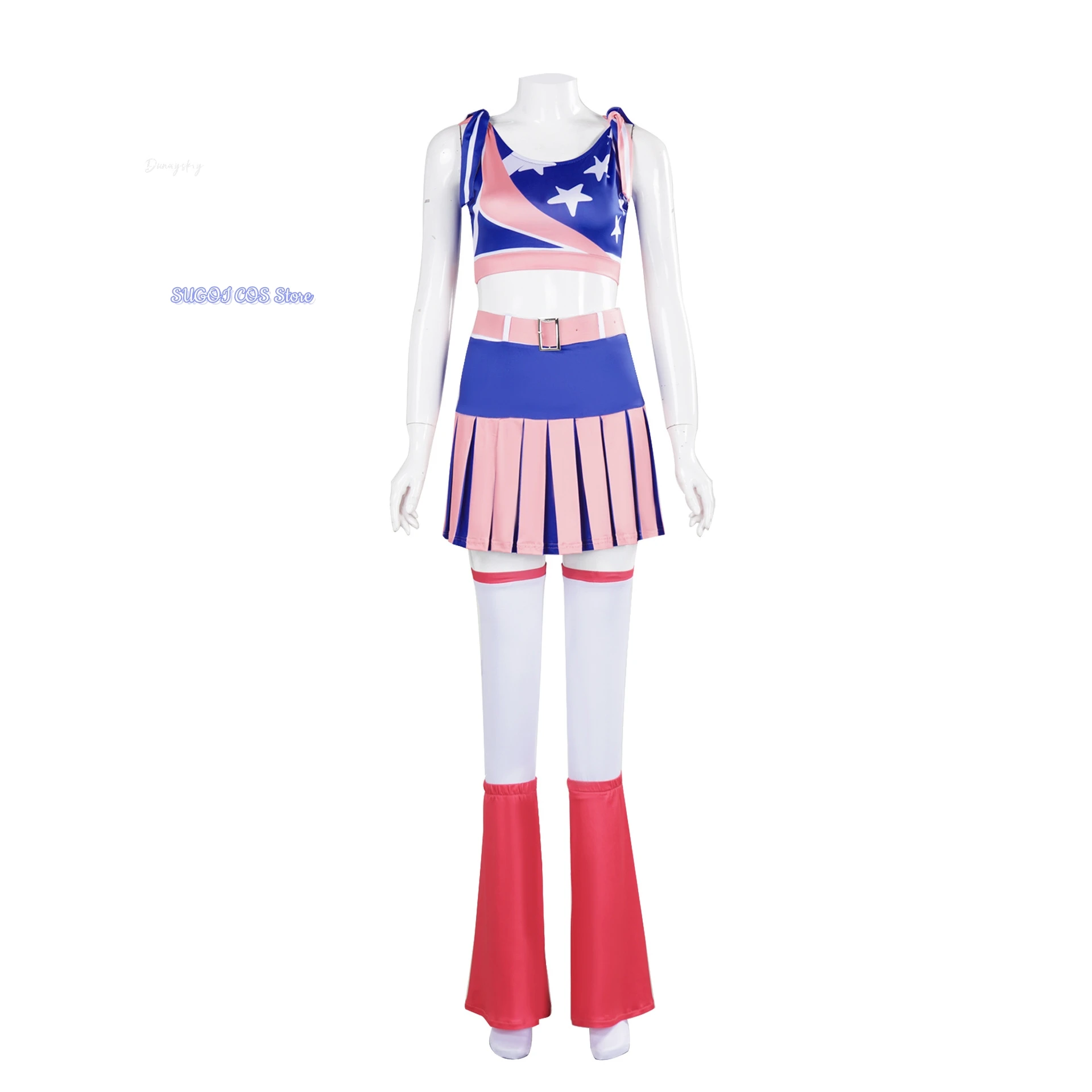 Леденец бензопила Хэллоуин косплей костюм женщины болельщики сексуальные платья наряд костюм XS-3XL аниме карнавальная униформа ролевая игра