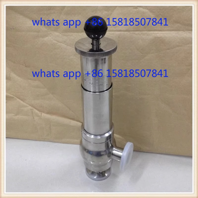Ball handle clamp type sanitary safety valve, food grade graduated stainless steel quick-loading safety valve