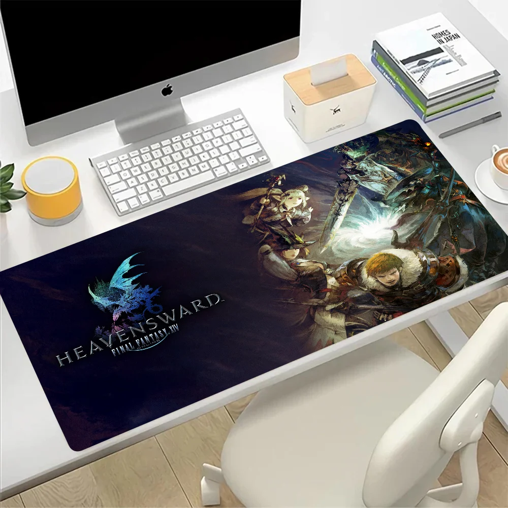 Final Fantasy XIV Online Large Mouse Pad Gaming Mousepad PC Gamer XXL Computer Office Mouse Mat Laptop Keyboard Mat Desk Pad
