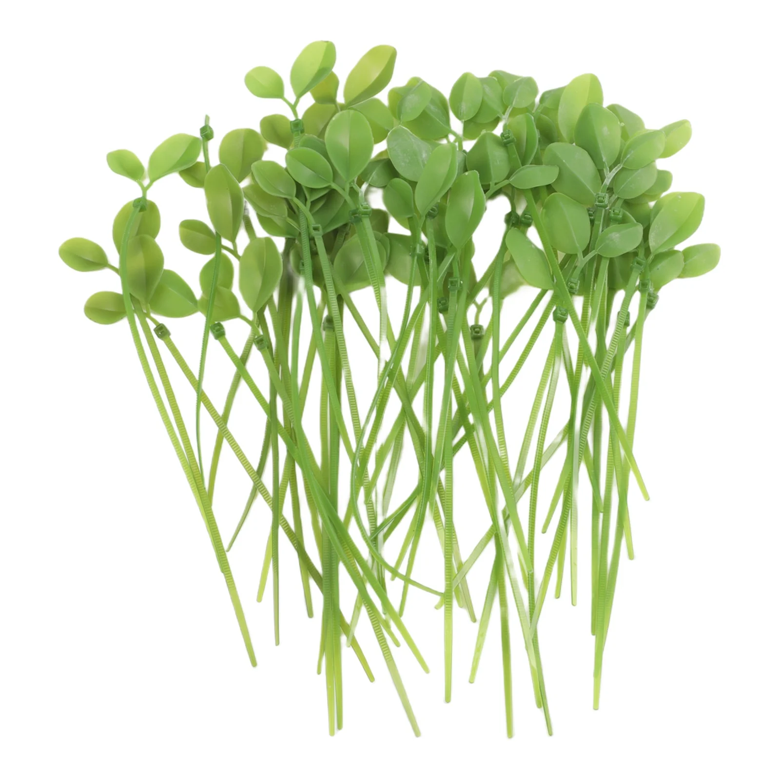 Garden Plant Clips Leaf Cable Ties Garden Support Leaf-shaped Design Simple Locking Mechanism For Plant Support