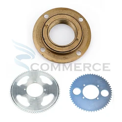 Rear Free Wheel Non Tooth 4 Holes Clutch Bearings For 47cc 49cc Mini Dirt Bikes Motorcycle Electric Scooter Rear Sprocket