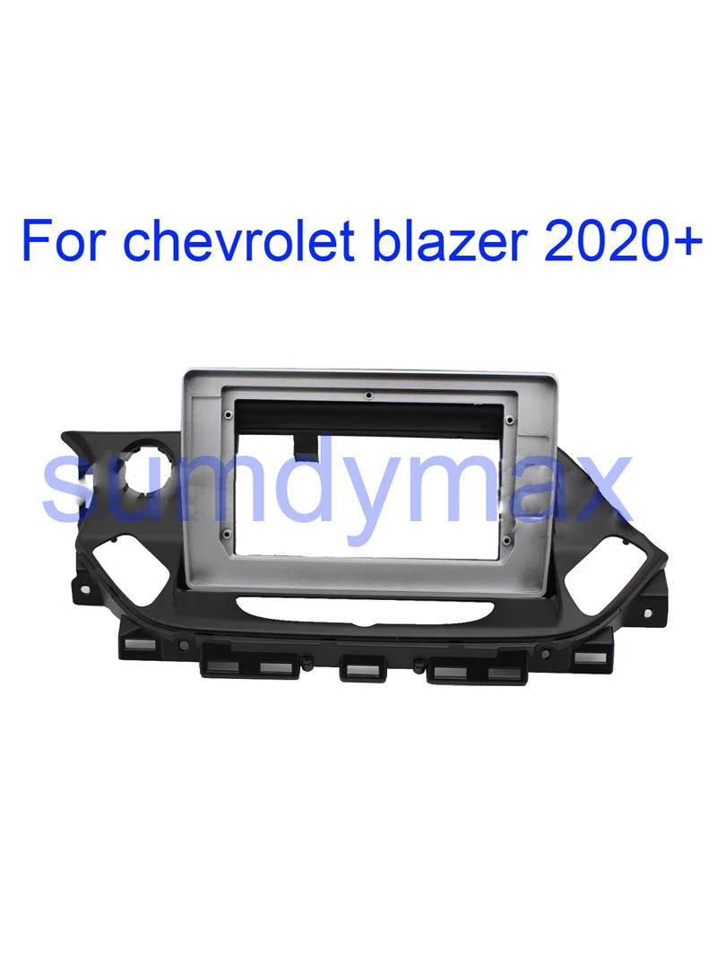 Car Radio Fascia para Chevrolet Blazer 2019, 10.1 ", Frame estéreo, adaptador de placa, painel de montagem, instalação, kit de guarnição