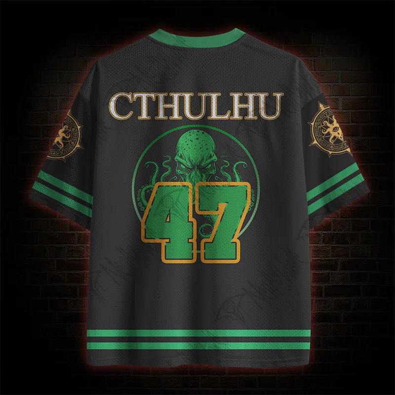 Hot selling goods, Cthulhu cultural goods, fashionable men's short sleeves suitable for sports and fitness майка мужская