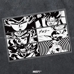 Dragon Ball Goku Black and White Comic Car Sticker Japanese Car Reflective Sticker Scratch Blocking Decorative Sticker