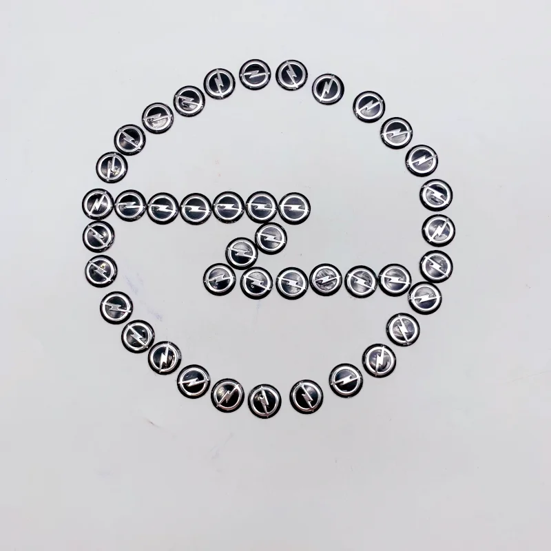 High-Quality 14mm Metal 2 Pieces 5 Pieces Car Key Stickers Remote Control Logo Badges Remote Control Key Accessories