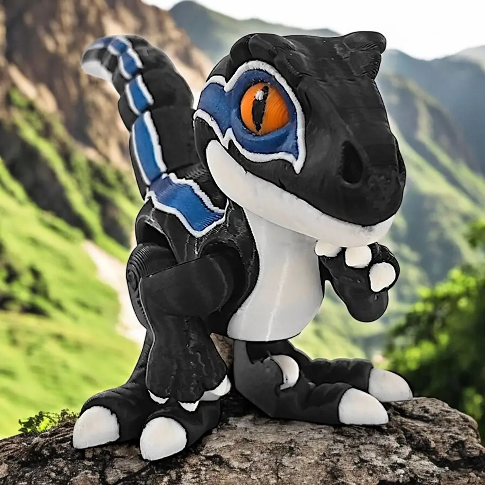 

Movable Joints Dragon Ornament Realistic Cartoon Dragon Sculpture Handicraft Figurine 3D Printed Dragon Toy Kids