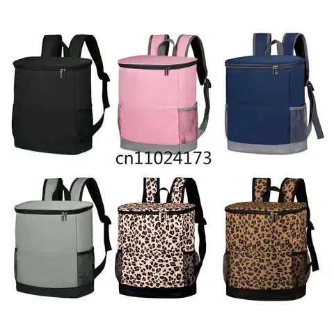 Insulated Cooler Backpack Lunch Cooler Fresh Keeping Waterproof Backpack Cooler Thermal Bag for Men Women to Work Travel Trips