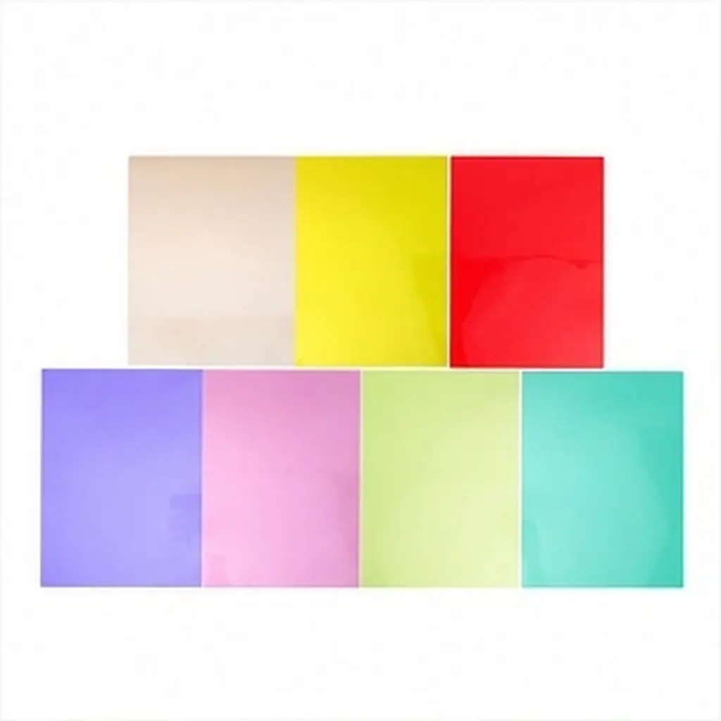 7Sheets Colored Overlays Reading Assistance Tools Sheets Dyslexia Visual Stress Classroom Guided Reading Strips