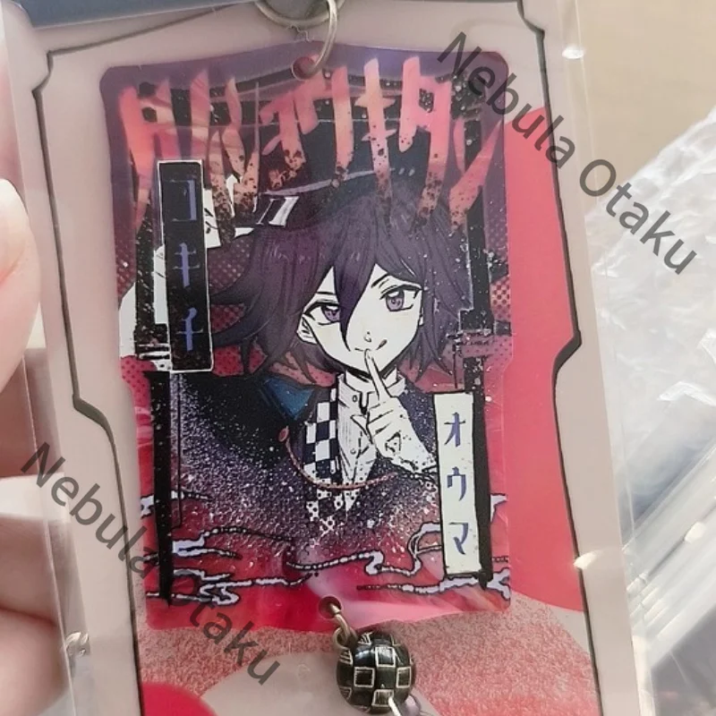 Danganronpa Kokichi Ouma Nagito Komaeda Acrylic Pendant Tinplate Badge Brooch Keychain Hanging Drop Cosplay Colleagues Anime