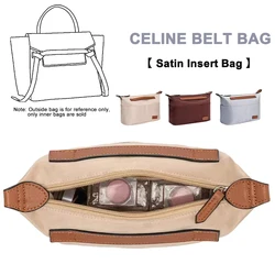 EverToner Purse Organizer for Celin Belt Micro Mini Liner With Handle Insert Satin Bag Cosmetics Bag Handbag Tote Shaper