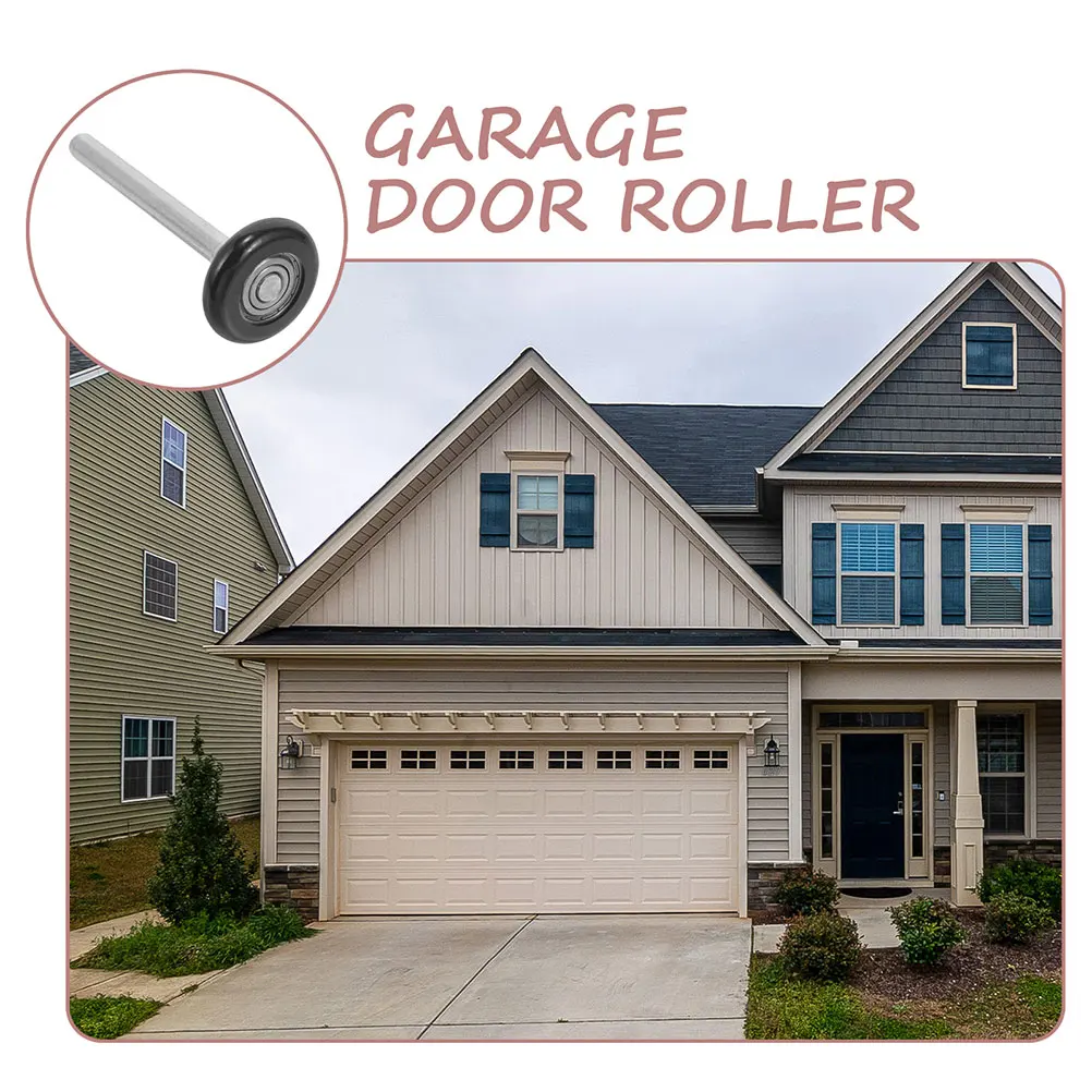 

6 Pcs Roller Pulley Hardware Accessories Garage Door Rollers Wheel Replacement Nylon