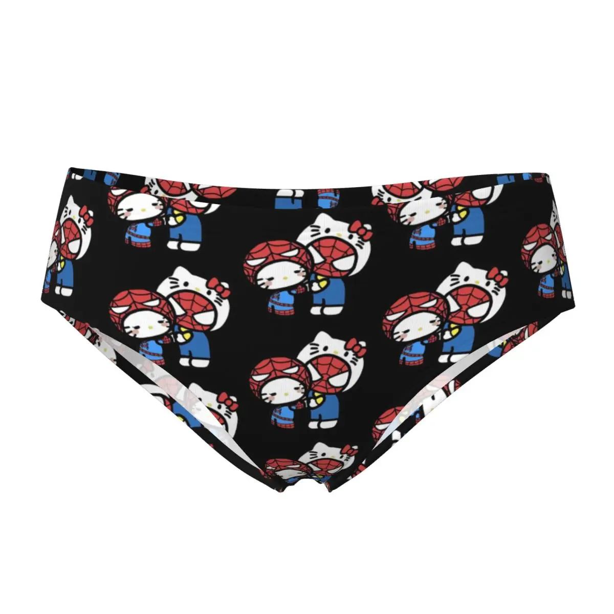 

Women Kittys Spiders Boyfriend Girlfriend Briefs Novelty Briefs Panties Female Soft Underpants S-4XL
