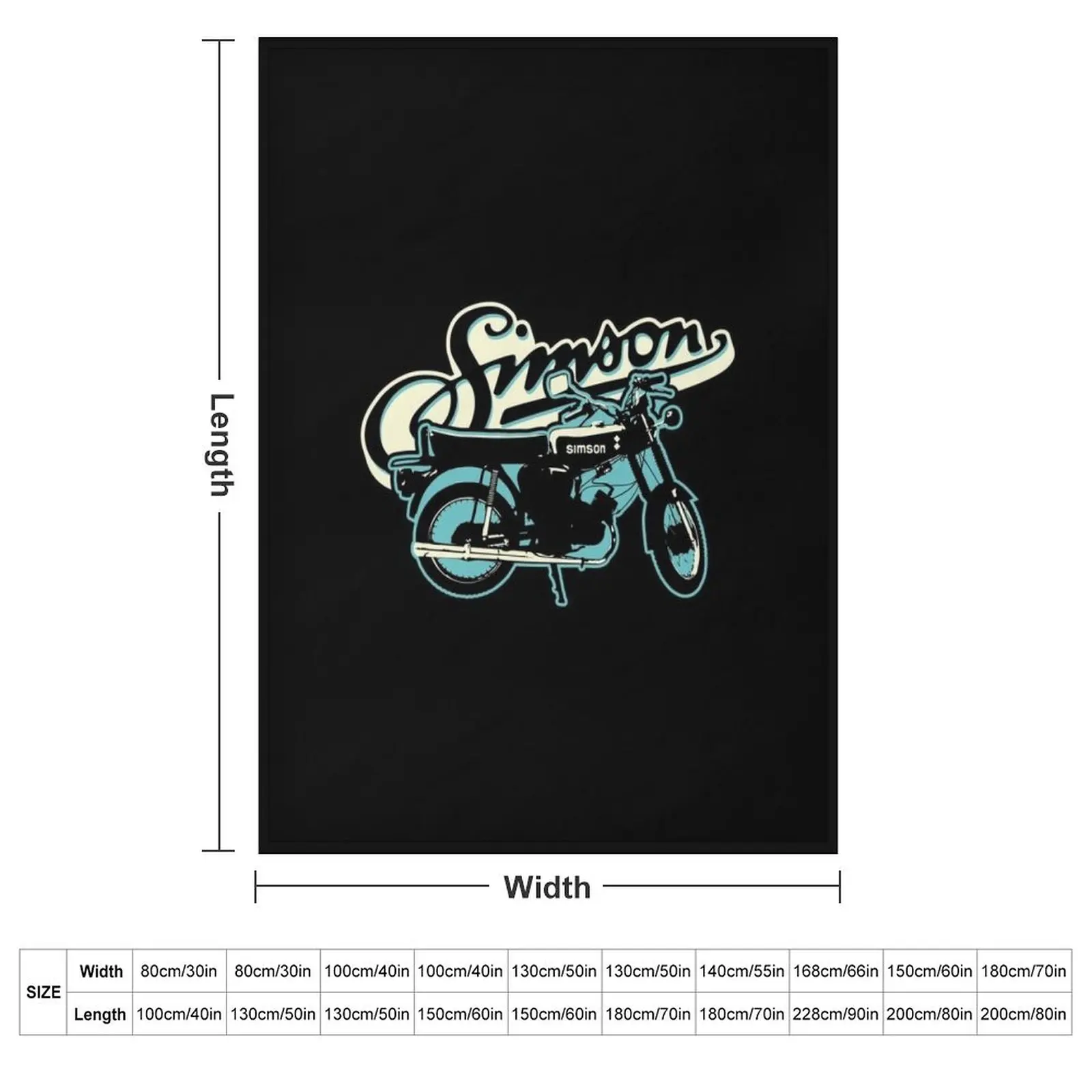 S51 moped drivers and GDR fans. Throw Blanket couch cozy soft plush fuzzy picnic outdoor blanket