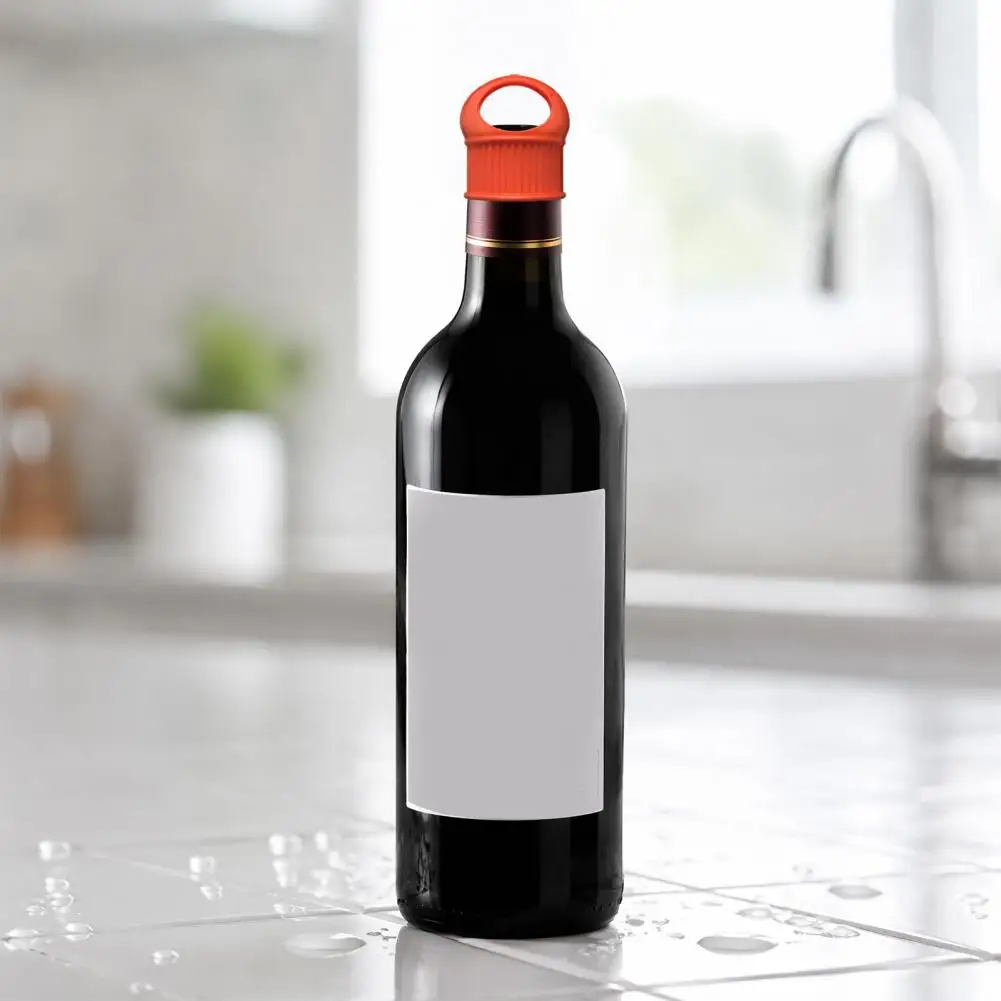 Bar Accessories for Home Wine Bottle Sealer for Freshness Silicone Wine Bottle Stopper Set Reusable Champagne for Standard
