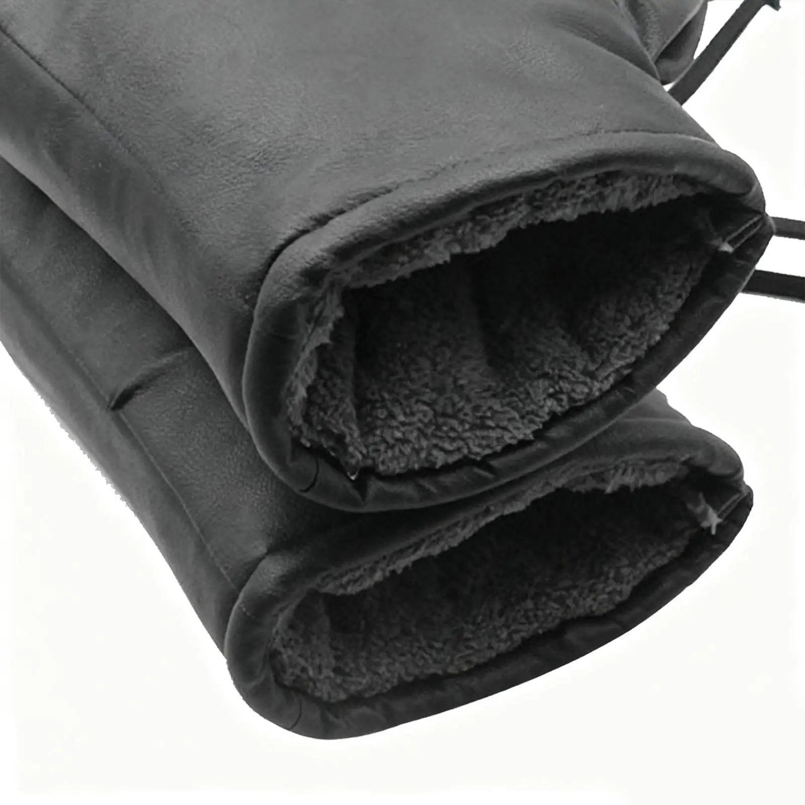 Motorcycle Handlebar Gloves Comfortable Thermal Electric Heated ATV Handlebar Warm Muffs For Men Riders Commuting Riding Touring