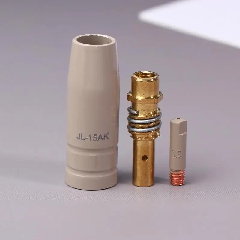 NEW 3PCS/Pack, MB-15Ak Mig Coating Ceramic Non-stick Welding Slag Conductive Protective Nozzle European Shielded Accessorie