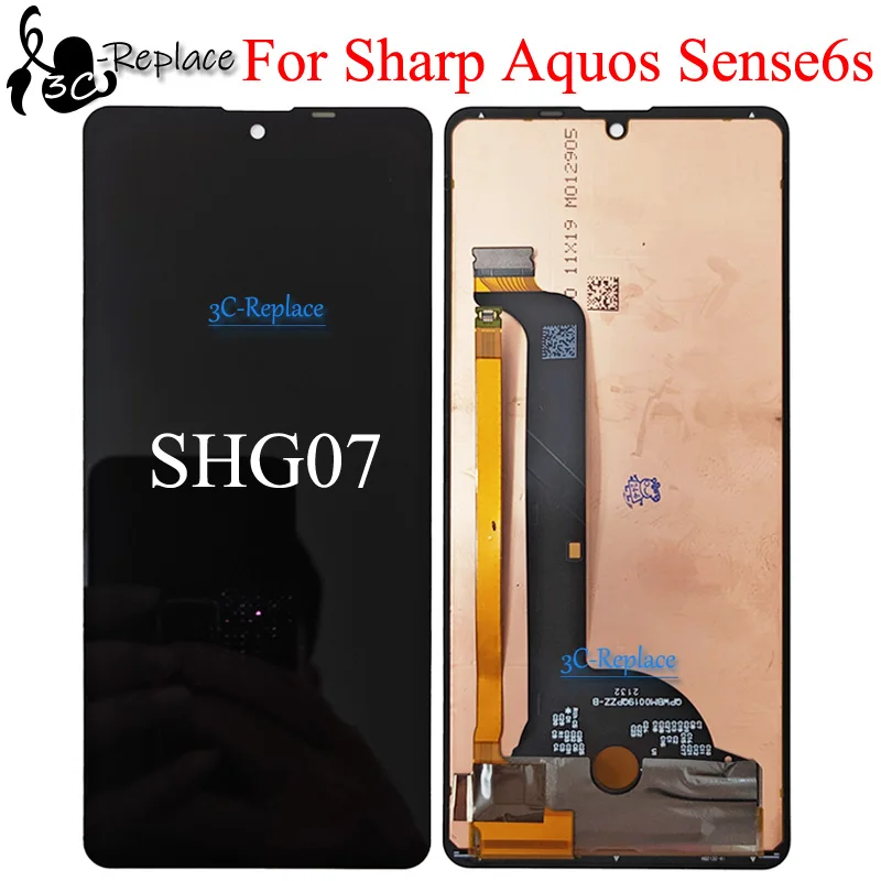 OLED Black 6.1 Inch For Sharp Aquos Sense6s Sense 6s SHG07 LCD