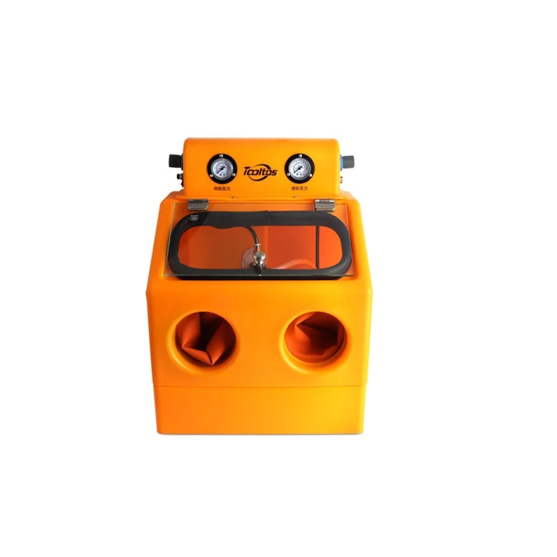 Dry and Wet Sandblasting Machine a Traditional Tool for Grinding Polishing, and Abrasion Treatment of Gold and Silver Jewelry