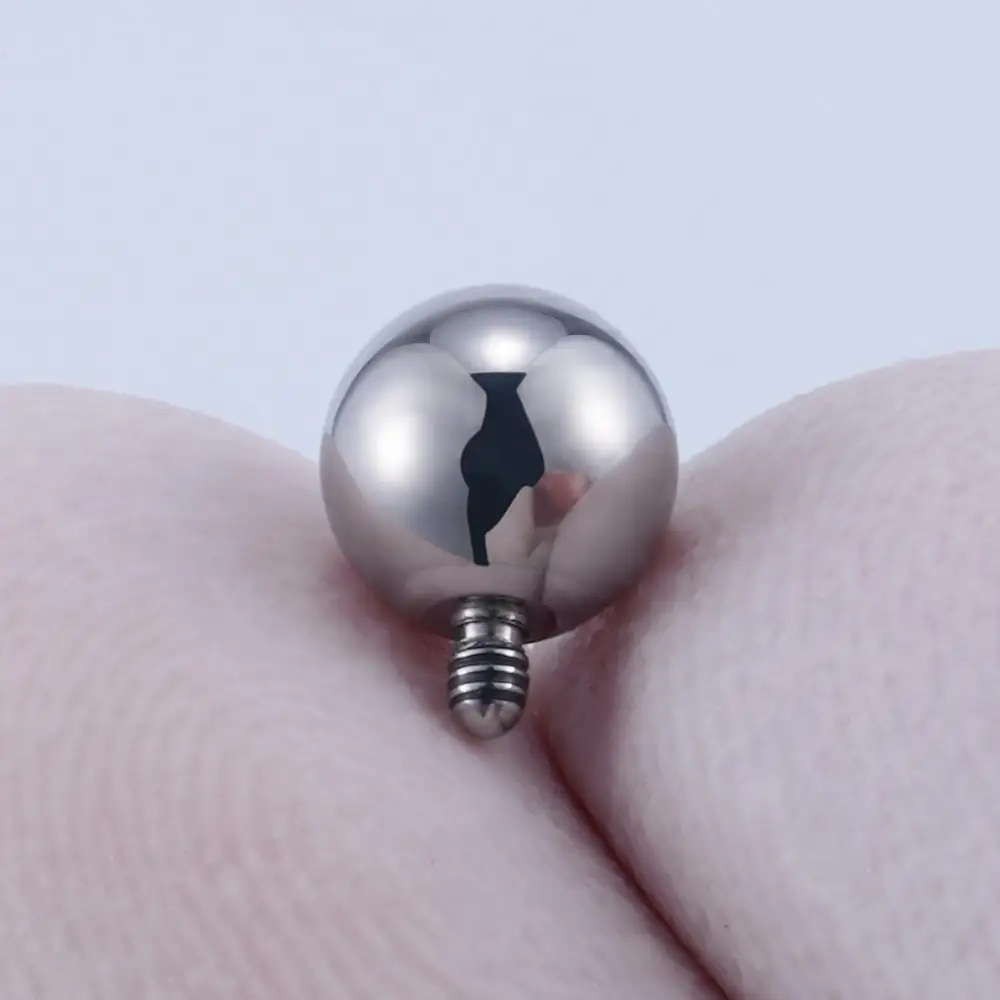 5pcs/lot Right Grand Implant Grade ASTM F136 Titanium Mirror Polish Internally Thread 3mm Ball Top