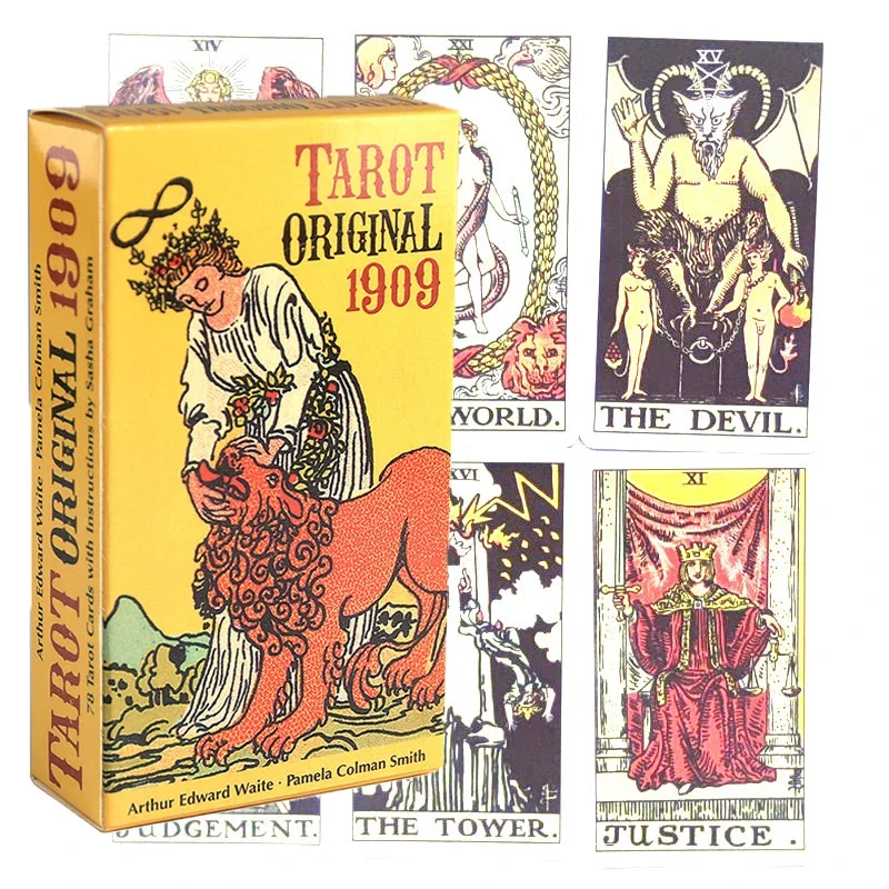 Tarot del A Tarot Deck and Guidebook Inspired by the World of Guillermo del Toro Novelty Book Beginners Card Game Deck Toy