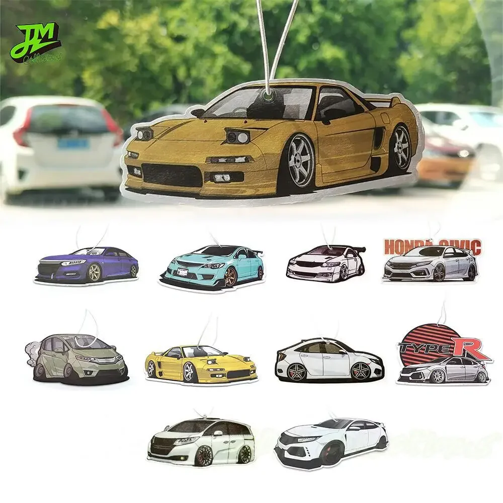 

Car Air Freshener Hanging Rearview Mirror Perfume For Honda Civic 8th/10th Gen Type R NSX GK5 Accord Odyssey Vezel Fit Accessory