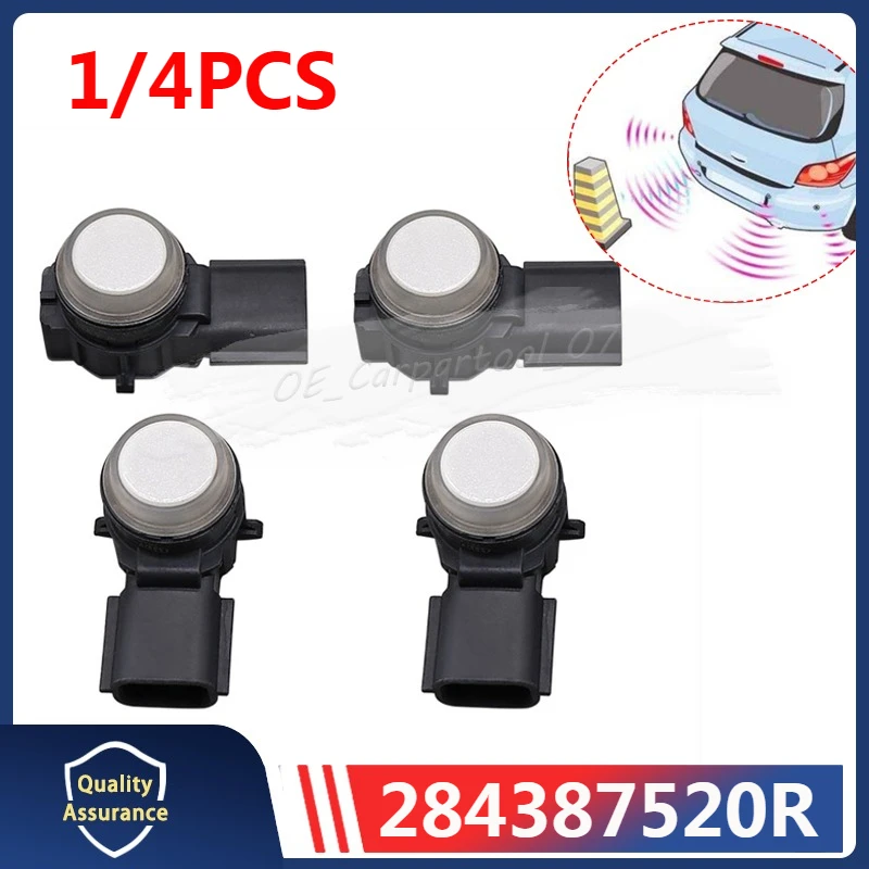 1/4PCS PDC Parking Sensor 284387520R For Renault Talisman Captur Clio 28438-7520R 0263013738