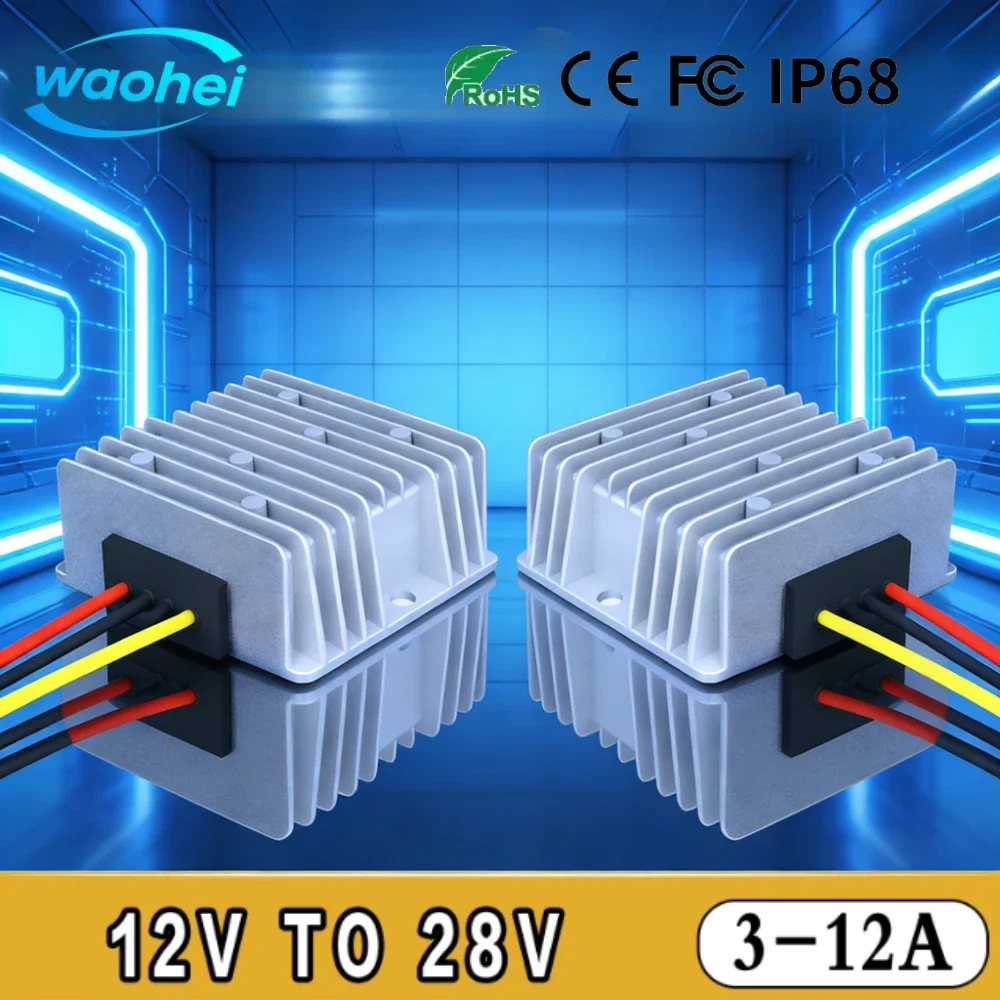 

DC DC Converter 12V to 28V 3A 5A 8A 10A 15A Step Up Power Regulator Voltage Boost Inverter Transformer Module For Audio CE ROHS