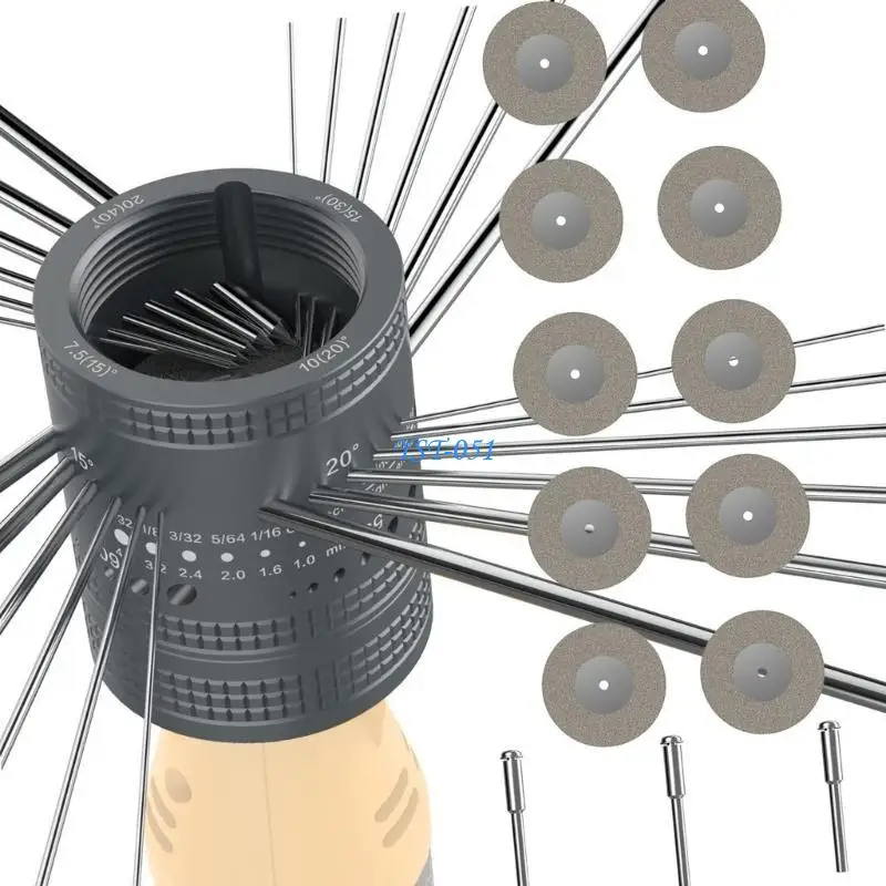 E15A Professional Electrode Grinding Head Welding Tool Set for Precise Finishing and Maintenance Across Multiple Applications