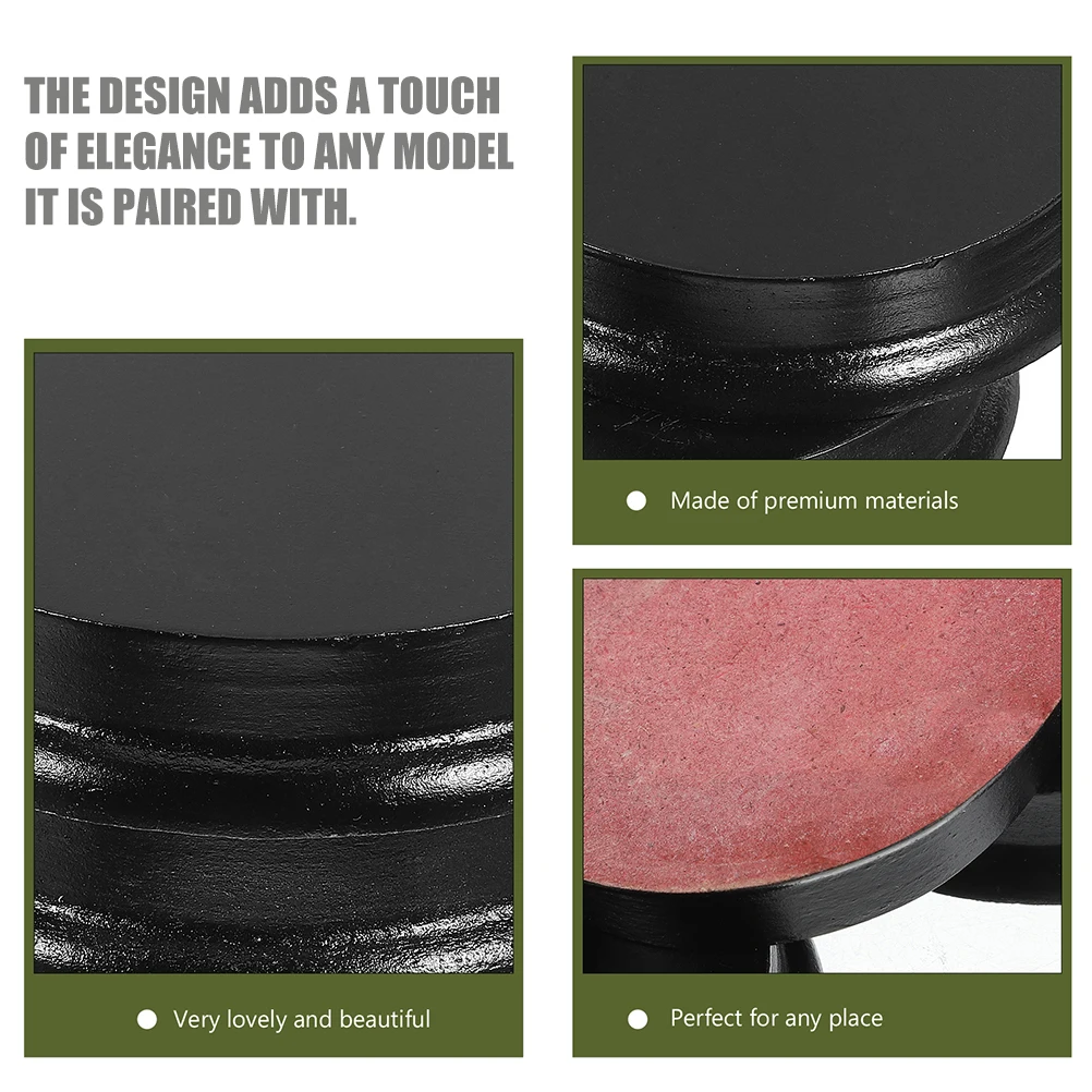 3Pcs Wooden Base Fo…