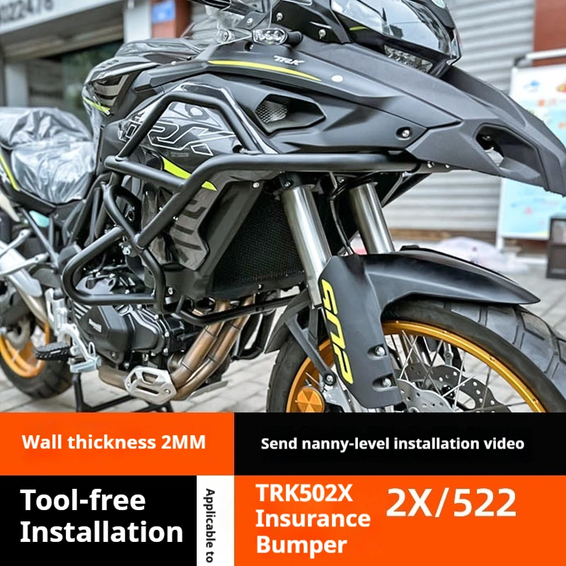 Engine Guard Anti‑fall Full‑Surround Bumper Crash Bar For Benelli TRK552X TRK502X Motorcycle Aftermarket Mod Parts