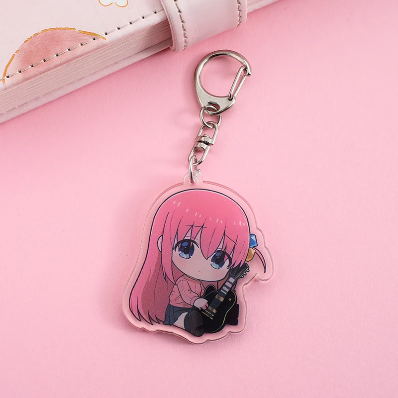 Lonely Rock Acrylic Keychain Cartoon Character Ornament Key Bag Pendant Clothing Accessories