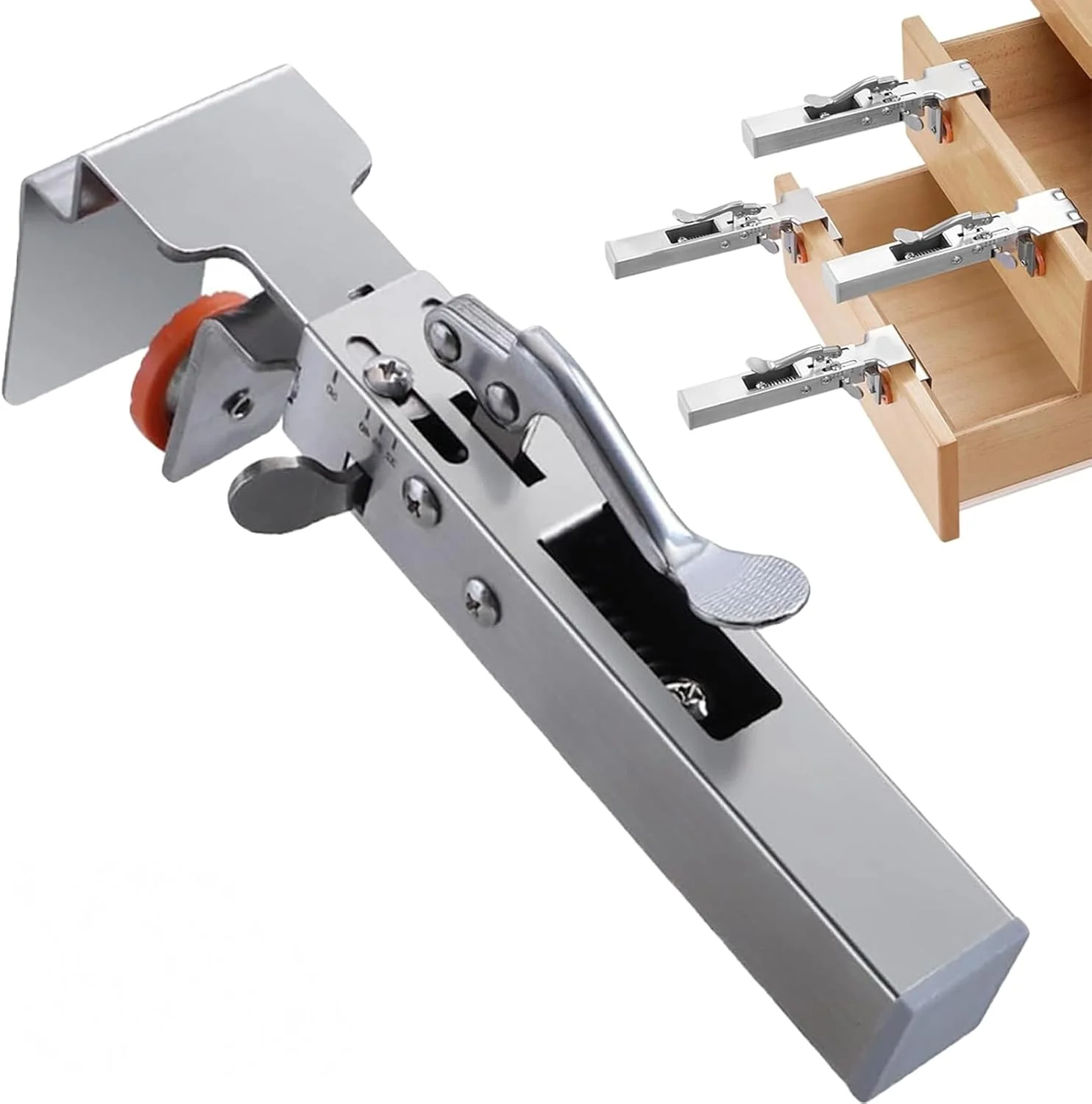 Adjustable Drawer Fixing Clamps Universal Cabinet Installation Clips for Drawer Fronts Heavy Duty Mounting Brackets