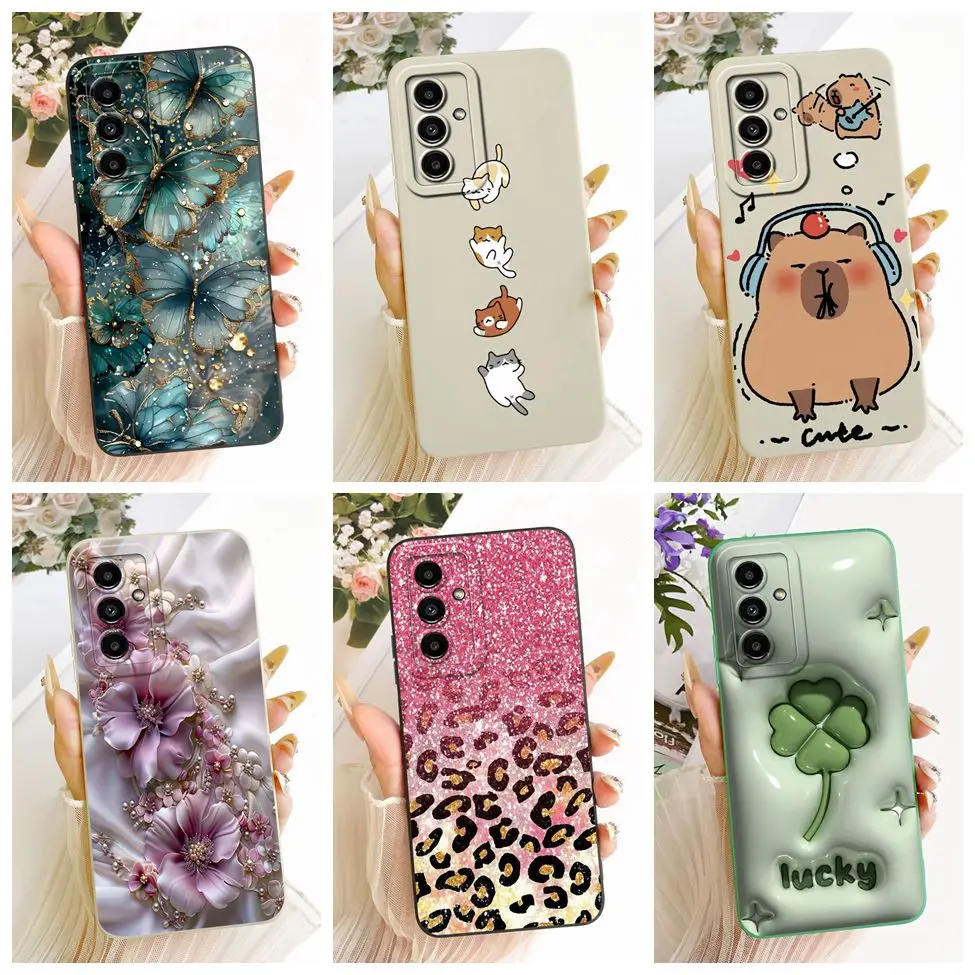 For Samsung M13 4G Case SM-M135F Cute Luxury Fashion Love Funny Painted Casing For Samsung Galaxy M13 4G