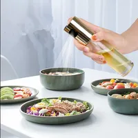 Glass Olive Oil Sprayer Oil Spray Empty Bottle Vinegar Bottle Oil Dispenser for Cooking Salad BBQ Kitchen Baking KX 120